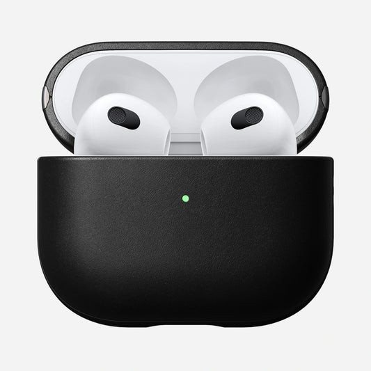 NOMAD Leather Case for AirPods 3rd gen - Black