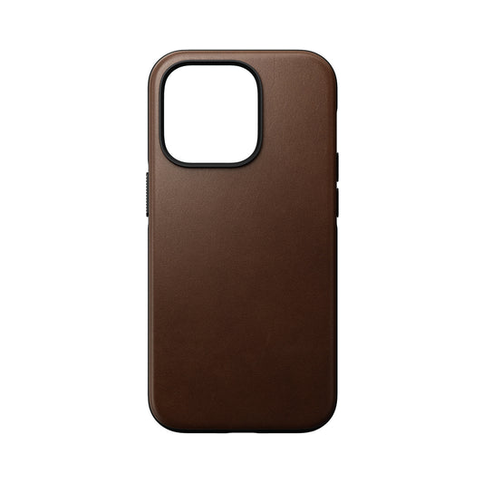NOMAD Modern Leather Case/Nomad for iPhone 14 Pro - Brown