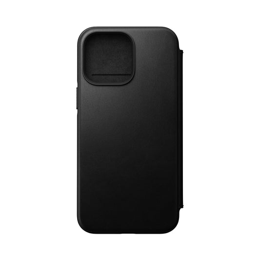 NOMAD Modern Leather Folio/Nomad for iPhone 14 Pro Max - Black