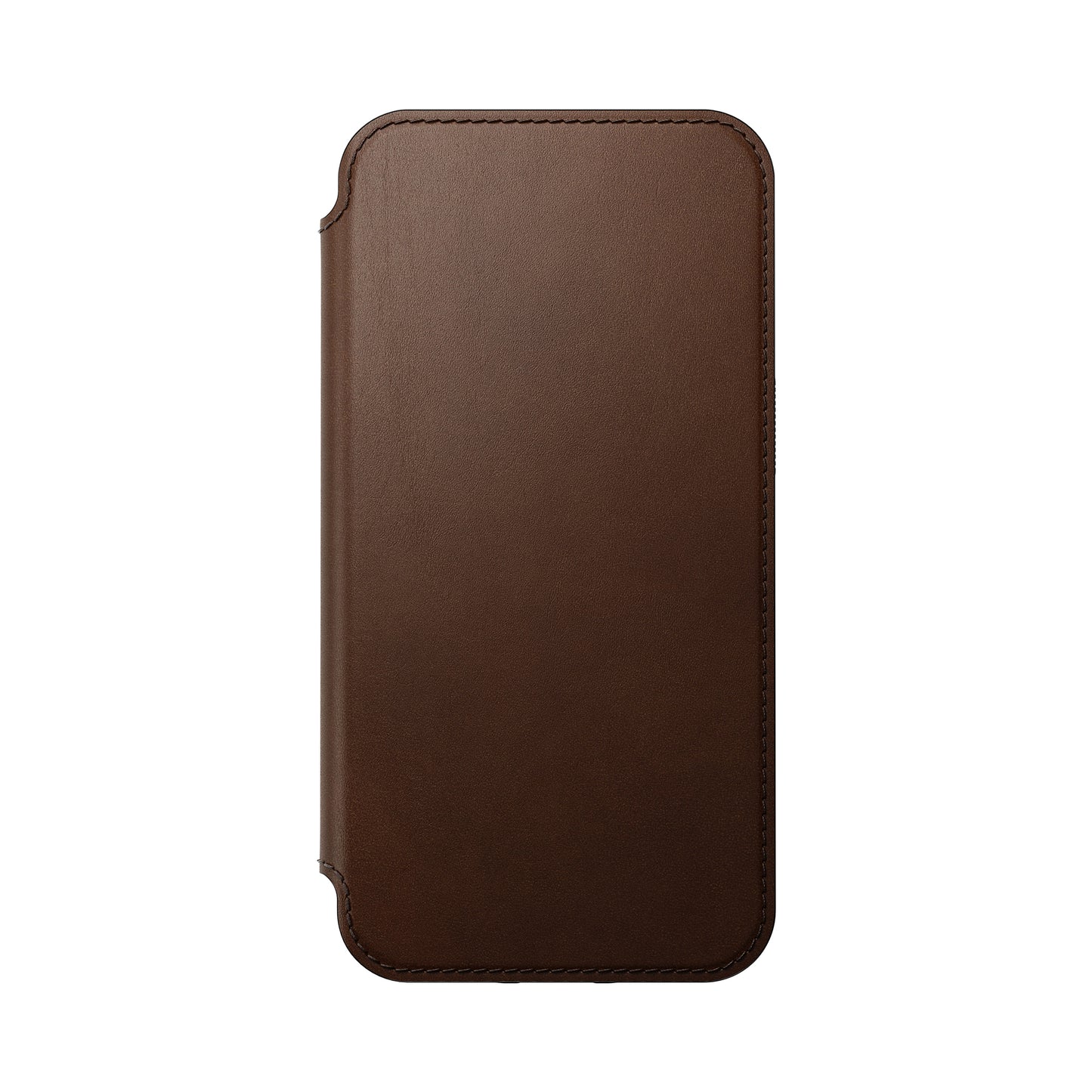 NOMAD Modern Leather Folio/Nomad for iPhone 14 - Brown