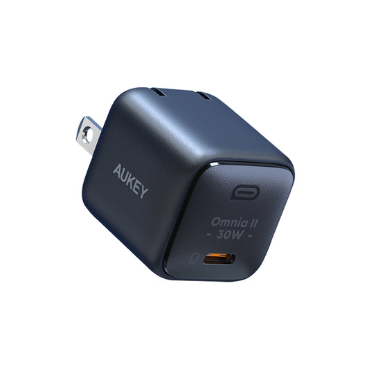 AUKEY Omnia II Mini 30w USB-C PD GaN Wall Charger - Black