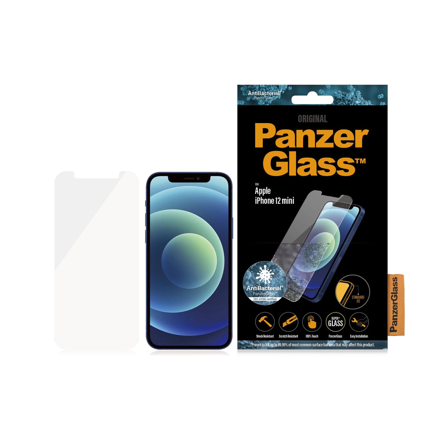 PANZERGLASS Standard Fit for iPhone 12 mini - Clear