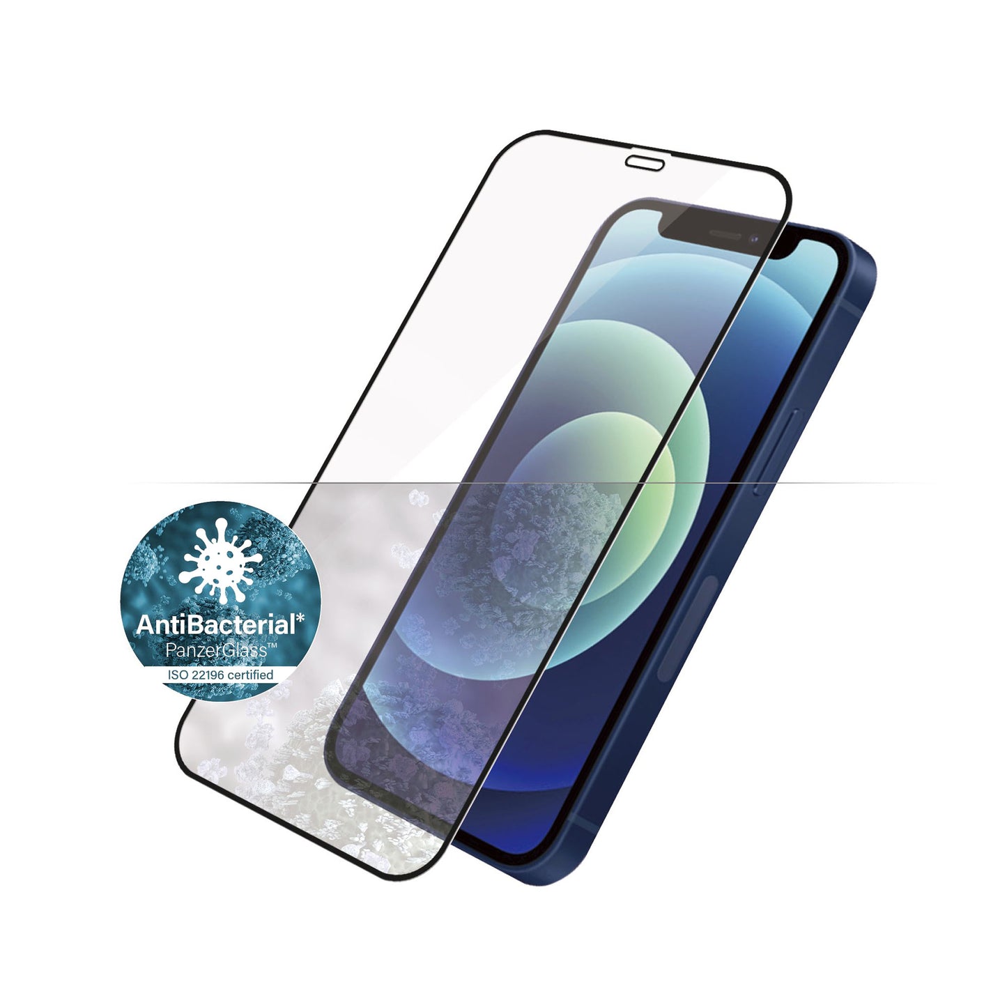 PANZERGLASS Case Friendly Black for iPhone 12 mini - Clear