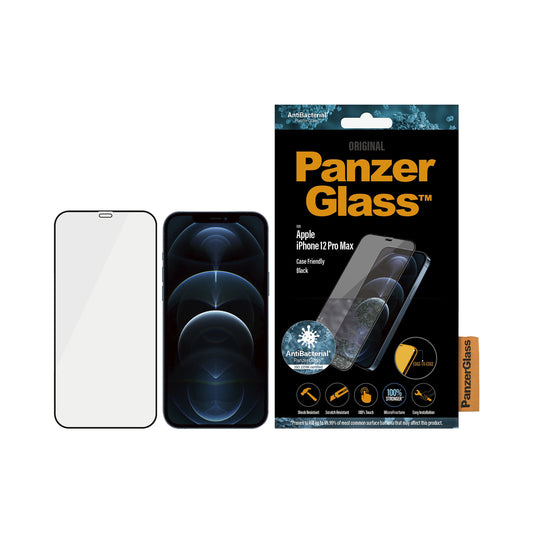PANZERGLASS Case Friendly Black for iPhone 12 Pro Max - Clear