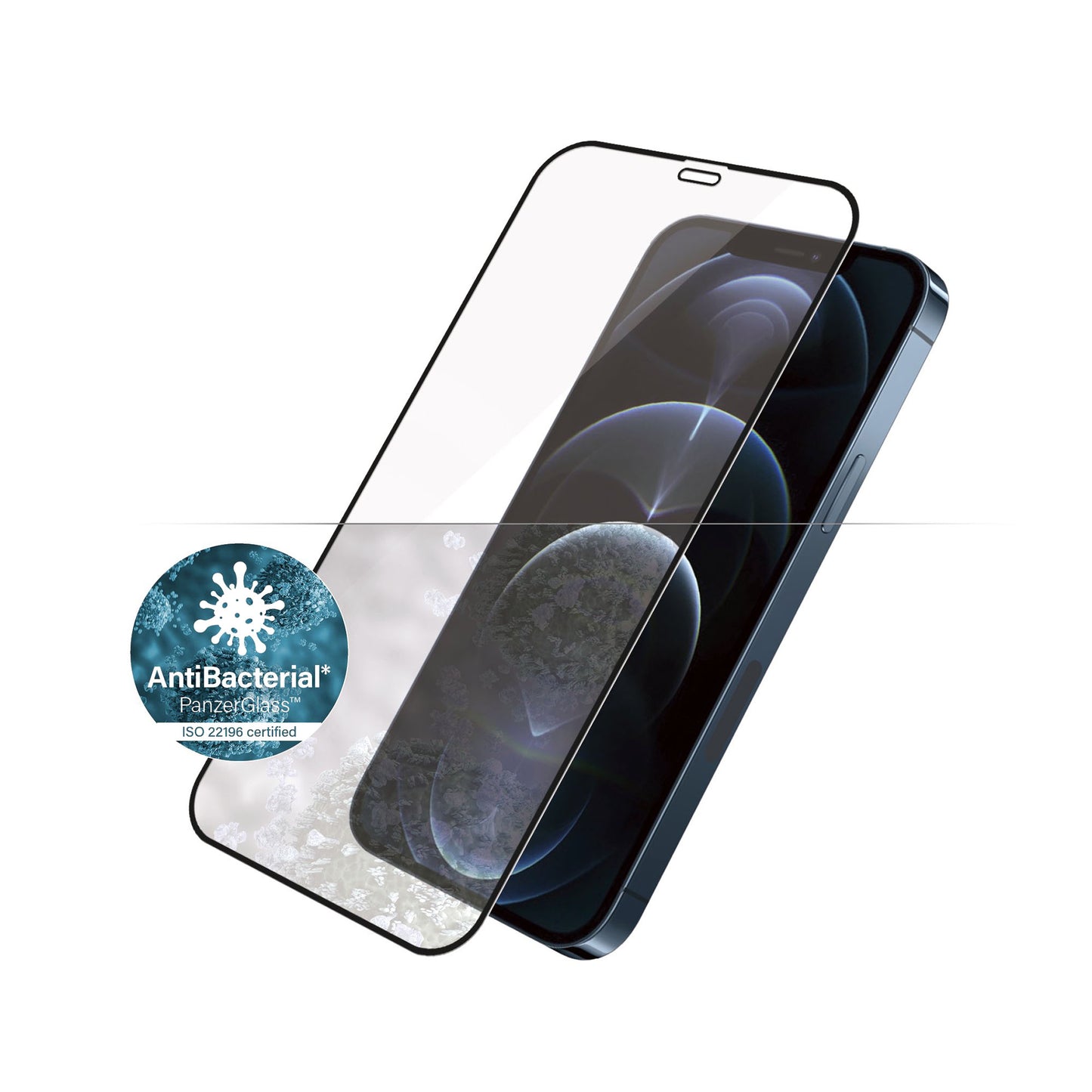 PANZERGLASS Case Friendly Black for iPhone 12 Pro Max - Clear