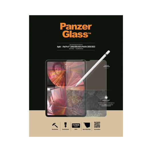 PANZERGLASS for 11" iPad Pro (5th-6th Gen) / iPad Air (4th-5th Gen) - Clear