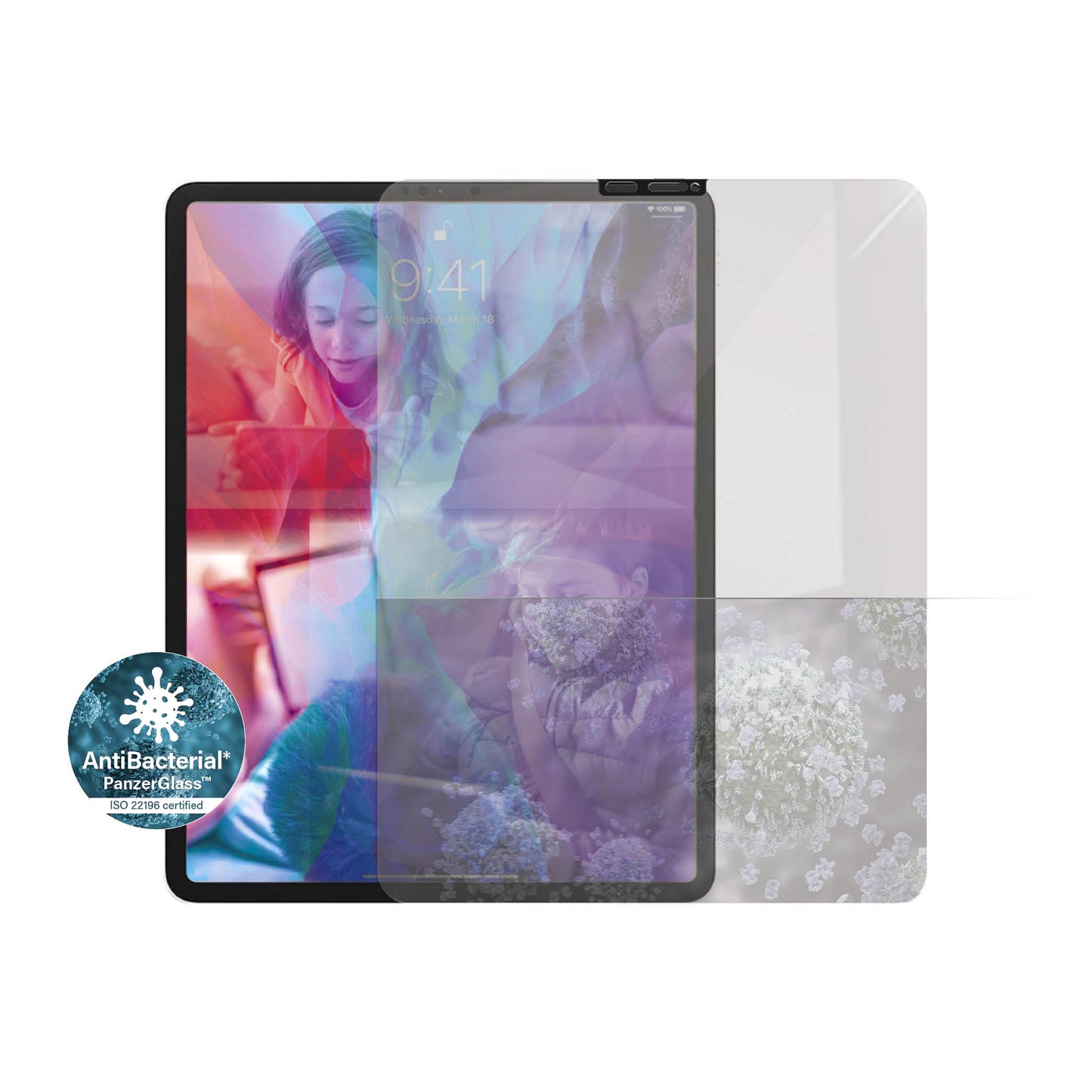 PANZERGLASS CamSlider for iPad Pro 12.9 3rd-6th Gen (2018-2022) - Clear