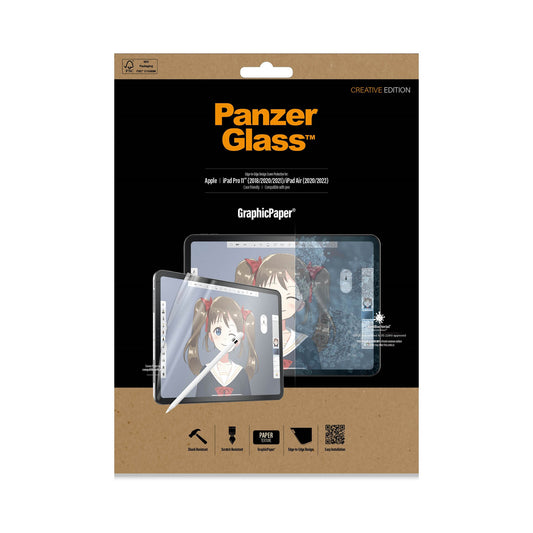 PANZERGLASS GraphicPaper for 11" iPad Pro (1st-4th Gen) / iPad Air (4th-5th Gen)-Clear