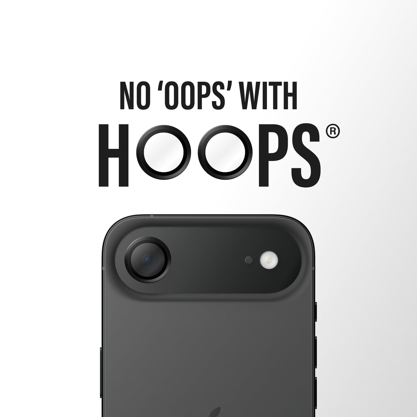 PANZERGLASS Hoops Camera Lens Protector iPhone Air - Black