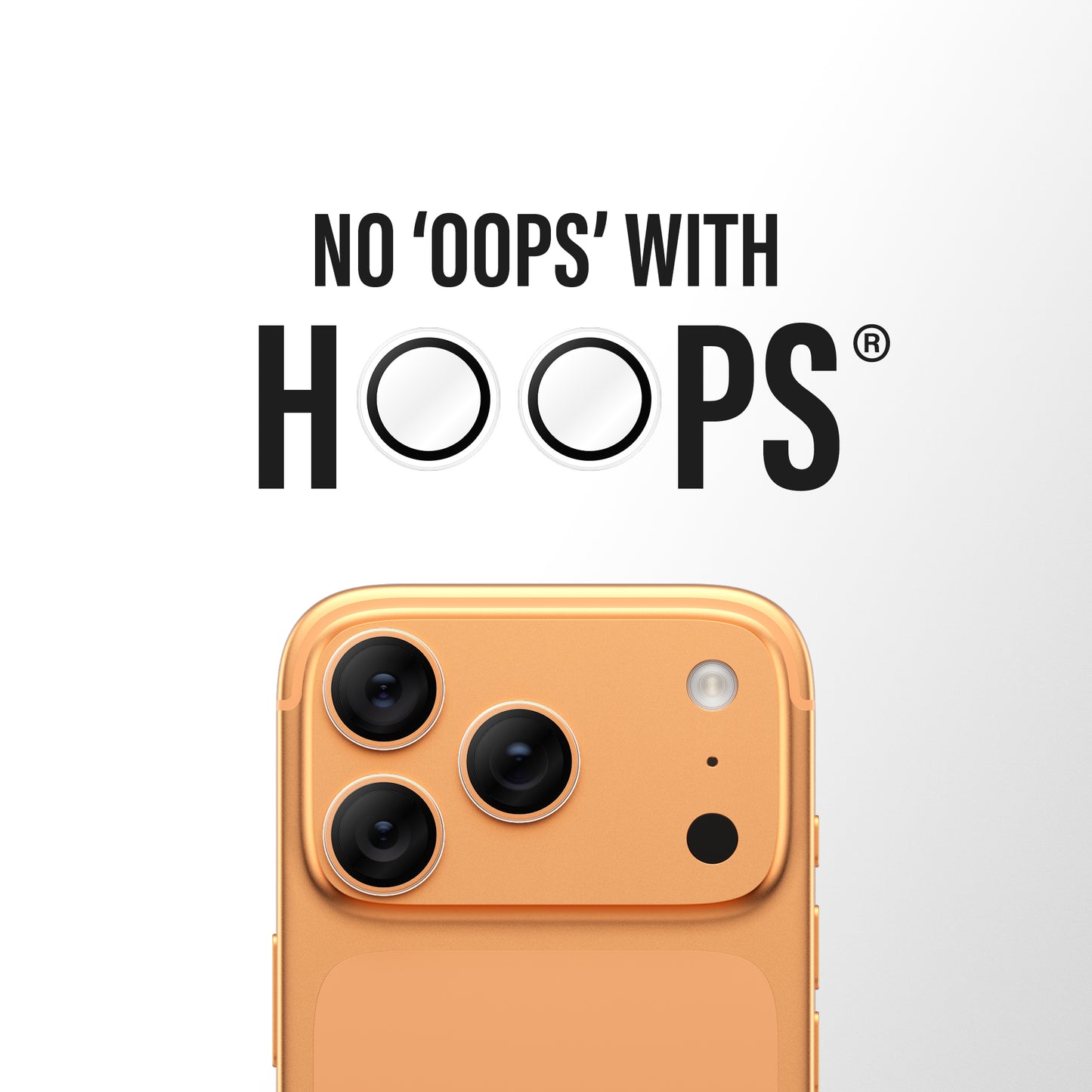 PANZERGLASS Hoops Camera Lens Protector iPhone 17 Pro / 17 Pro Max / 16 Pro / 16 Pro Max - Transparent