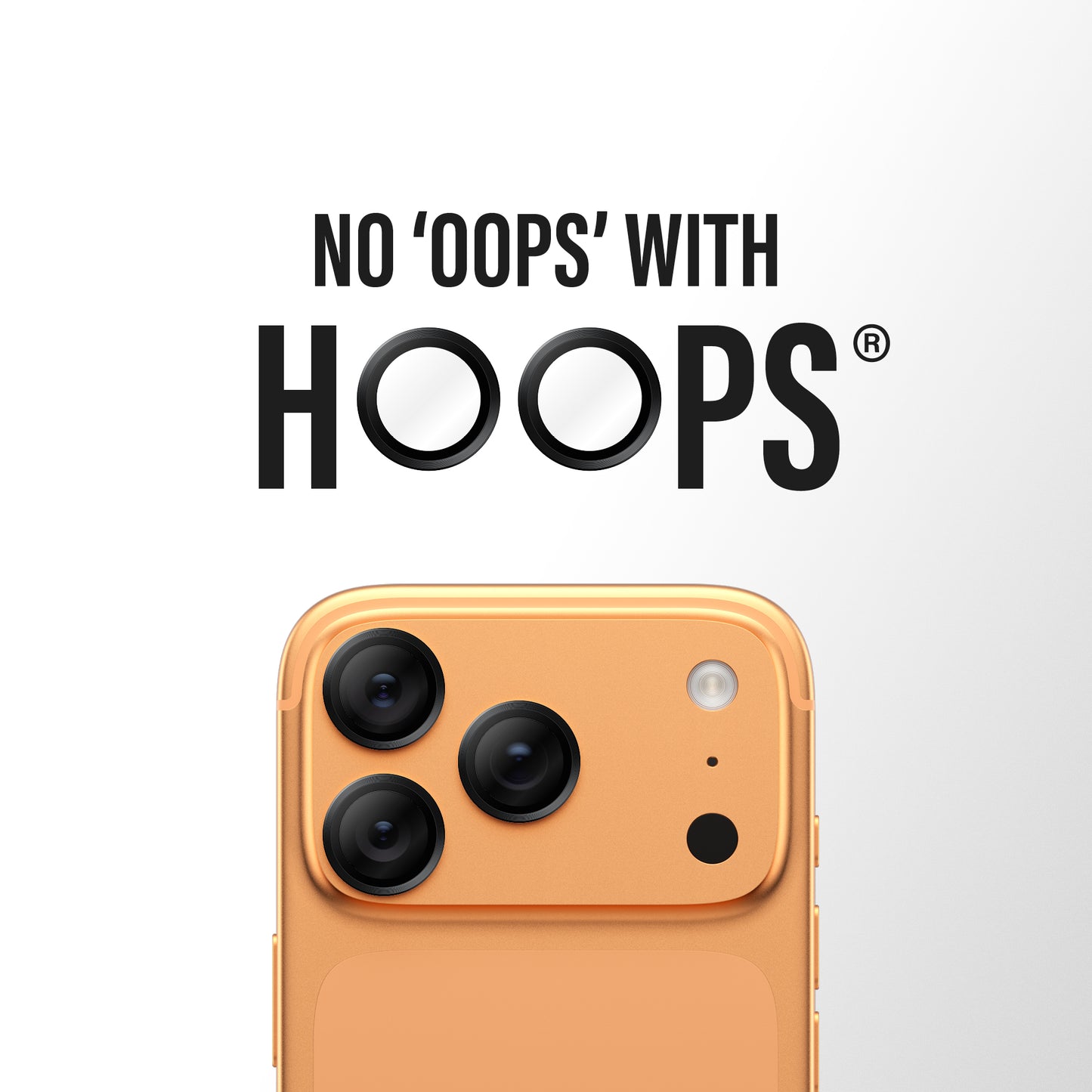 PANZERGLASS Hoops Camera Lens Protector iPhone 17 Pro / 17 Pro Max / 16 Pro / 16 Pro Max - Black