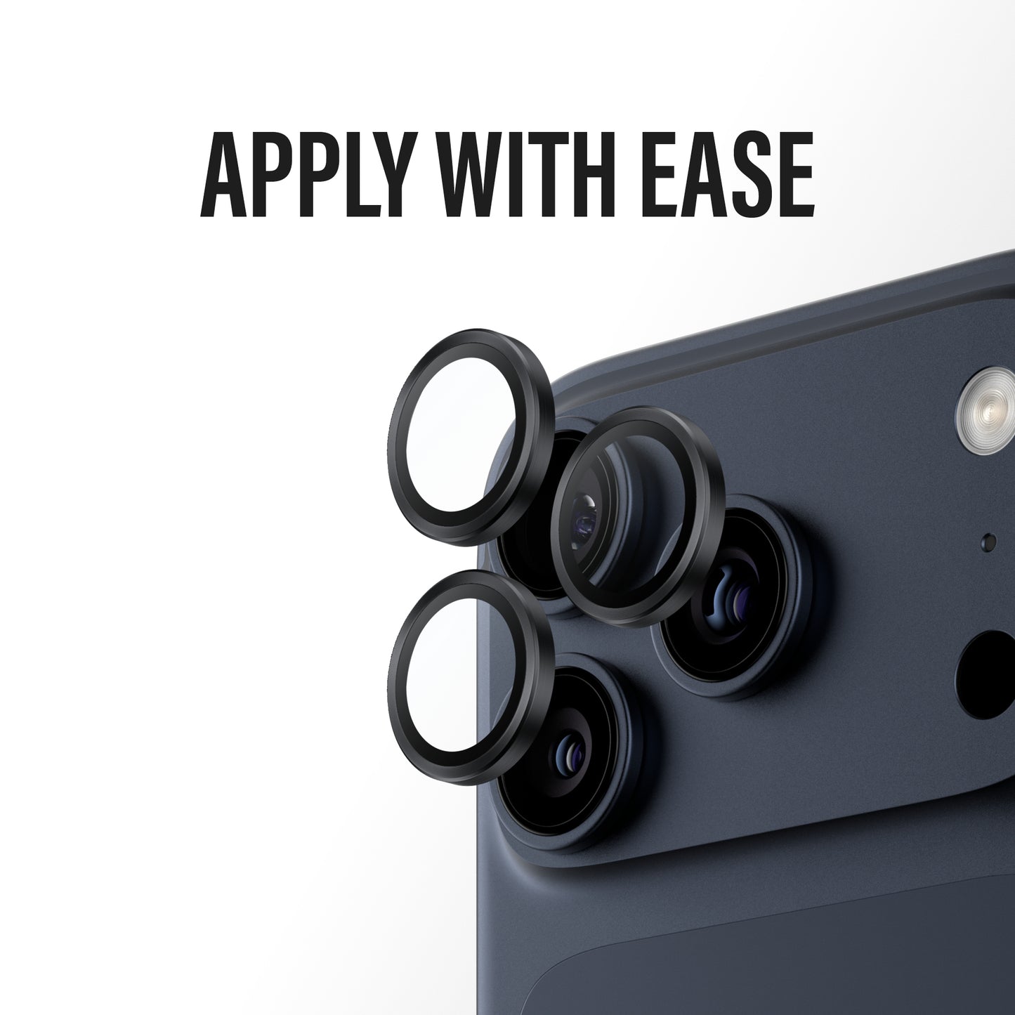 PANZERGLASS Hoops Camera Lens Protector iPhone 17 Pro / 17 Pro Max / 16 Pro / 16 Pro Max - Black