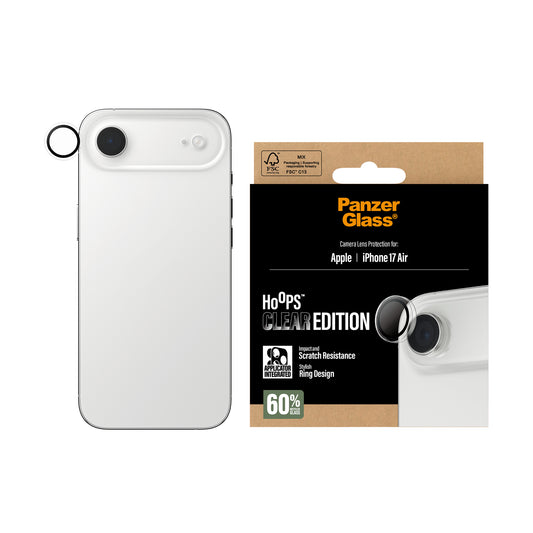 PANZERGLASS Hoops Camera Lens Protector iPhone Air - Transparent