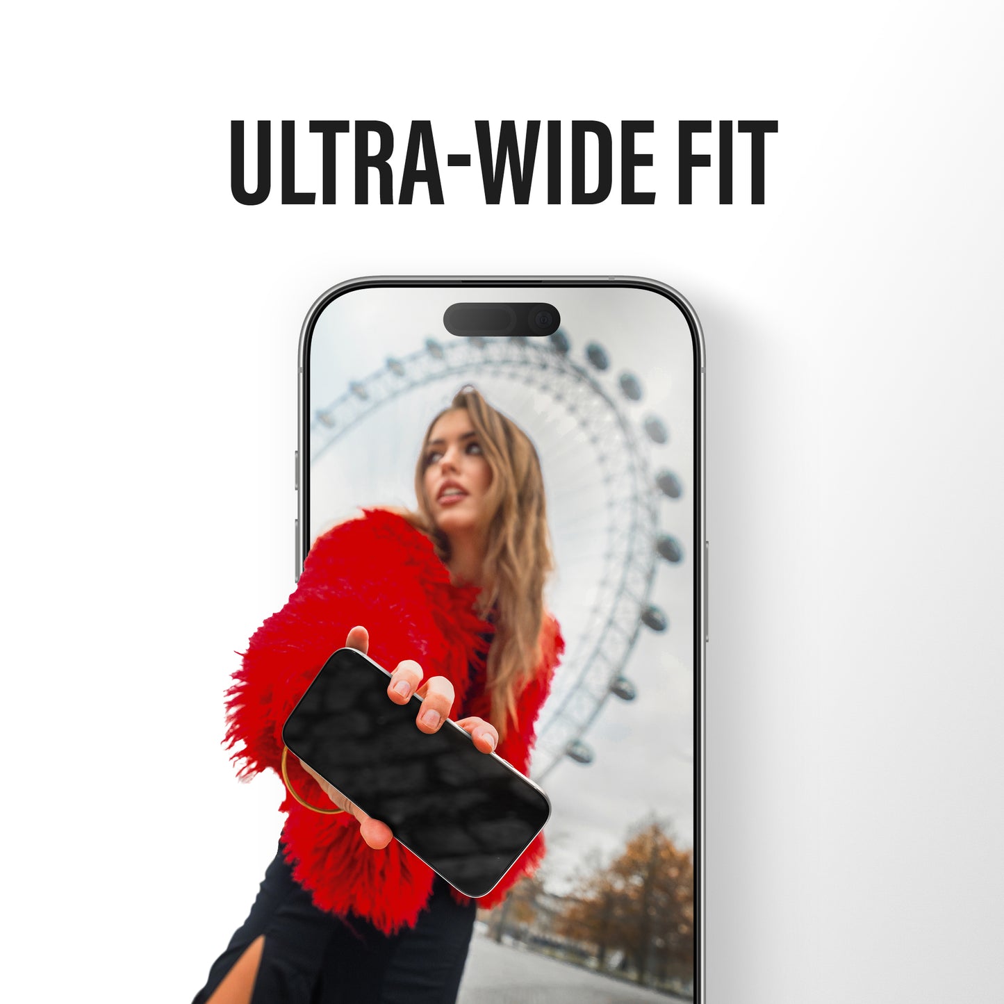 PANZERGLASS Ultra-Wide Fit Screen Protector for iPhone Air - Privacy