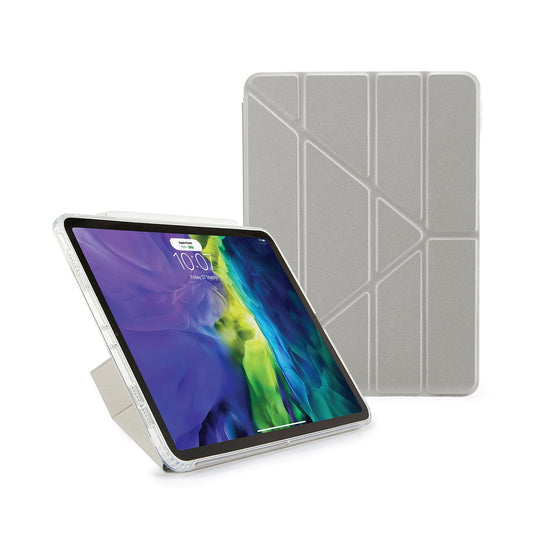 PIPETTO Origami No1 Case for 11" iPad Pro (5th-6th Gen) - Silver