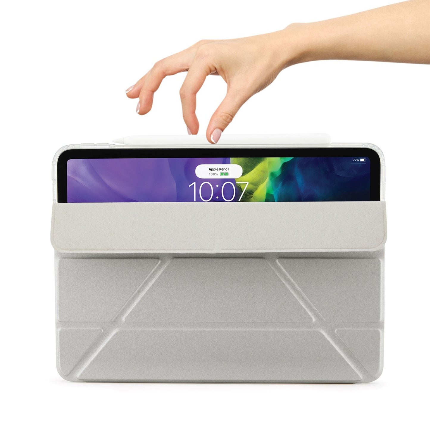 PIPETTO Origami No1 Case for iPad Pro 11 1st/2nd Gen (2018-2020) - Silver