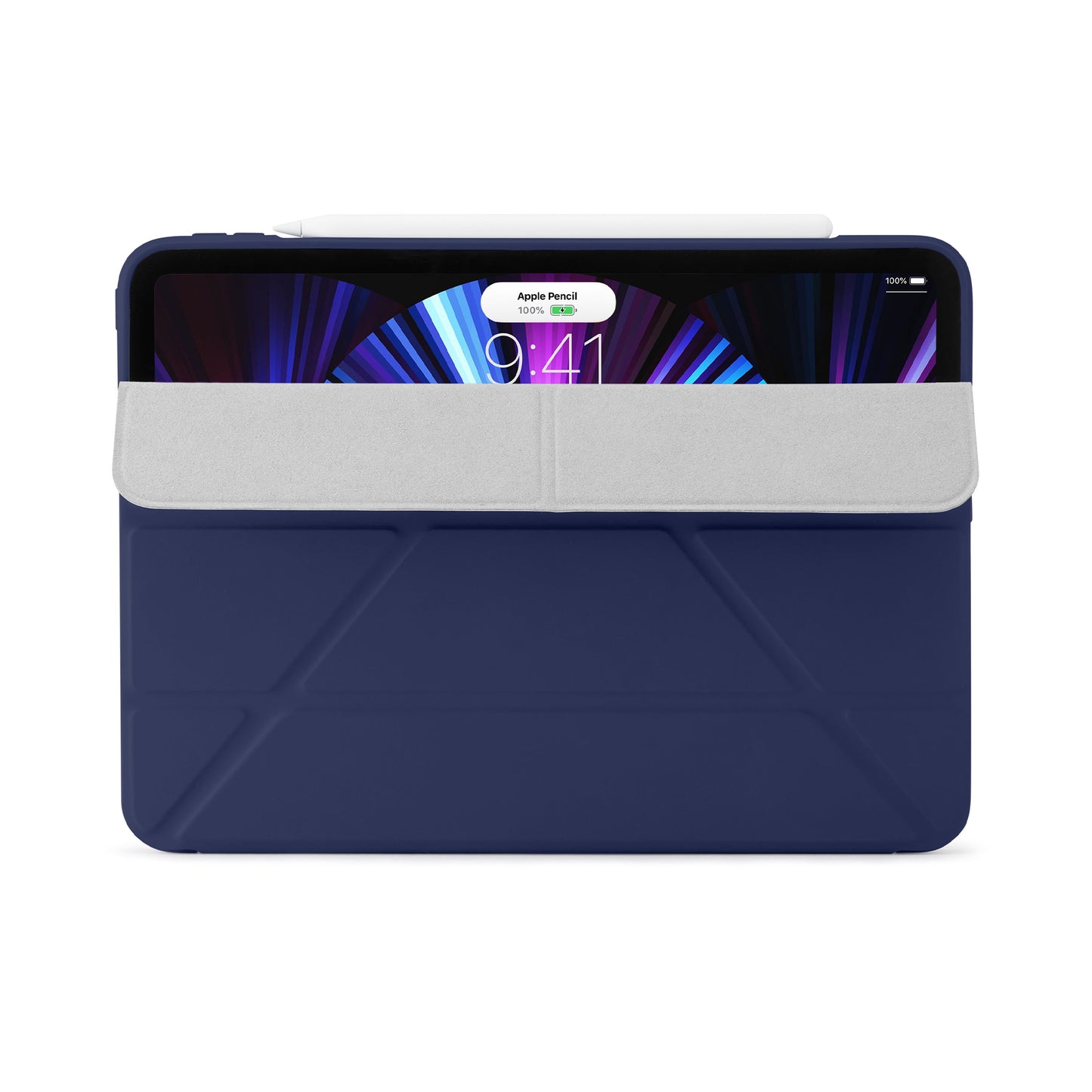 PIPETTO Origami No1 Case for iPad Pro 11 1st-4th Gen (2018-2022) - Dark Blue