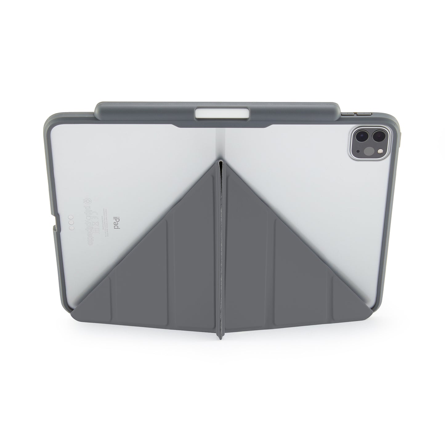 PIPETTO Origami No3 Pencil Case for iPad Pro 11 1st-4th Gen (2018-2022) - Dark Grey