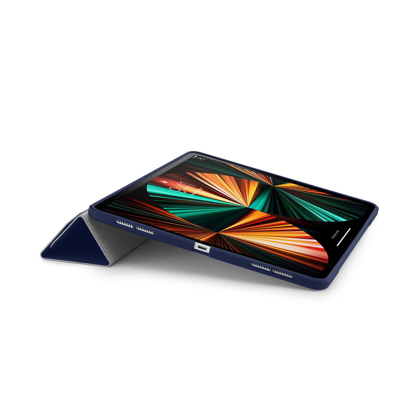 PIPETTO Origami No1 Case for iPad Pro 12.9 3rd-6th Gen (2018-2022) - Dark Blue