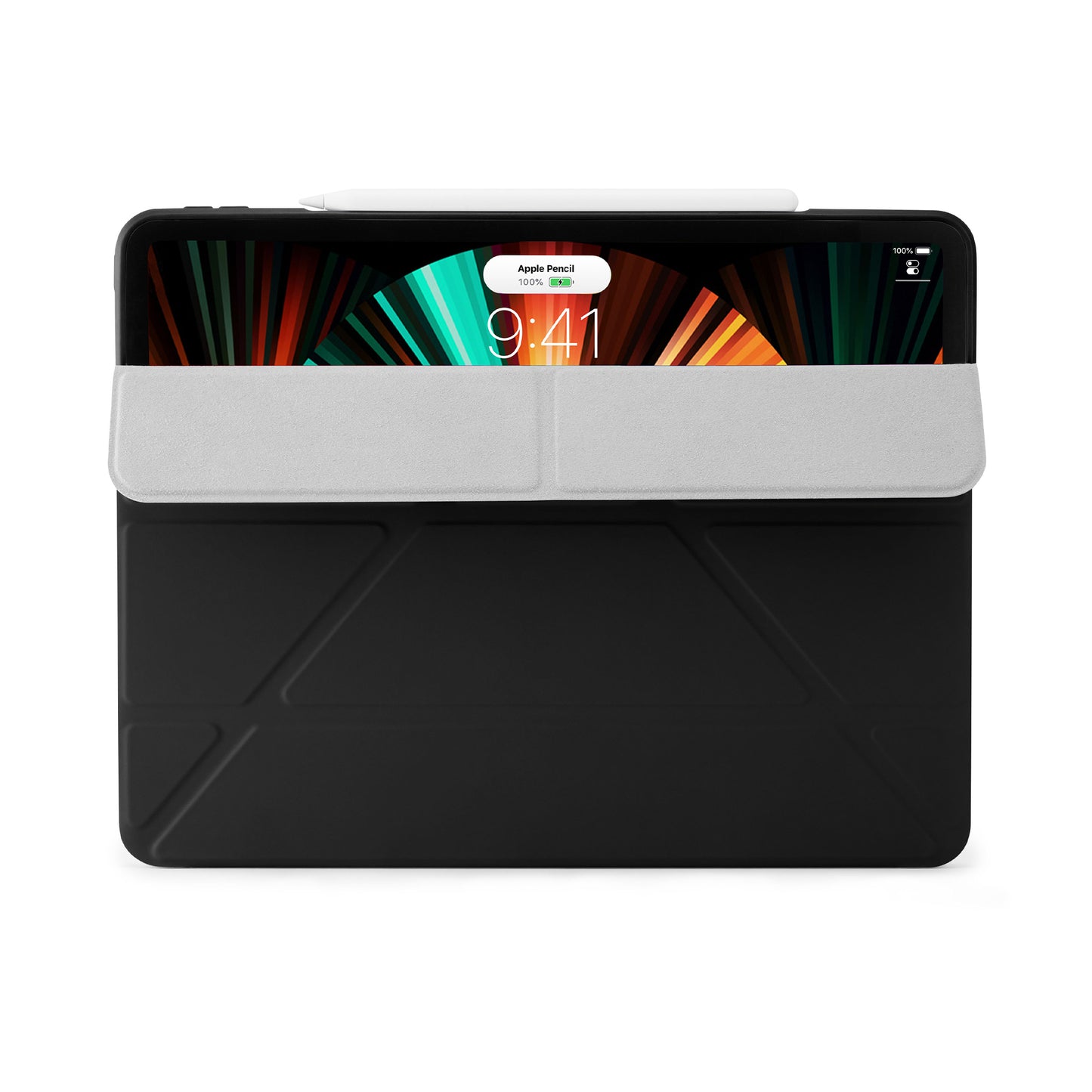 PIPETTO Origami No1 Case for iPad Pro 12.9 3rd-6th Gen (2018-2022) - Black