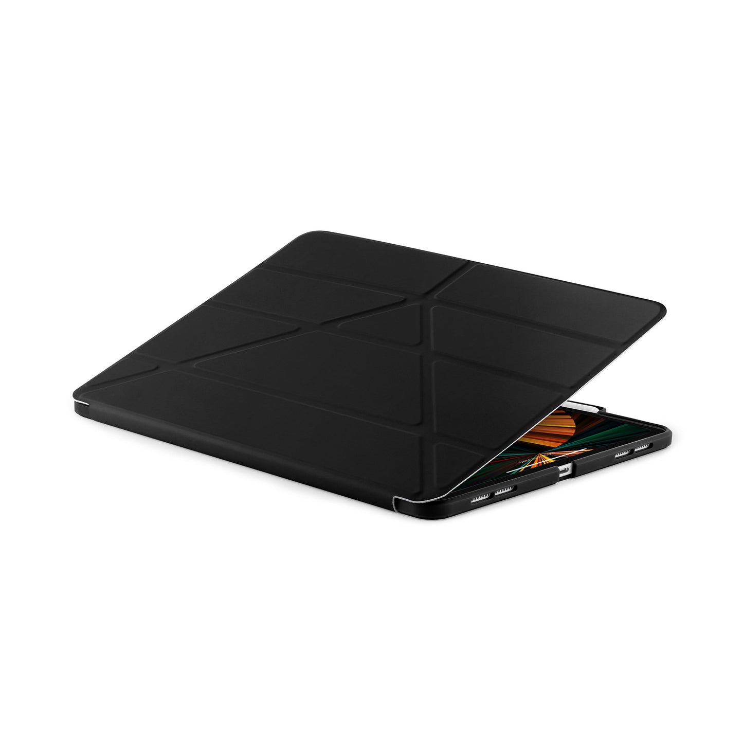 PIPETTO Origami No3 Case for iPad Pro 12.9 3rd-6th Gen (2018-2022) - Black