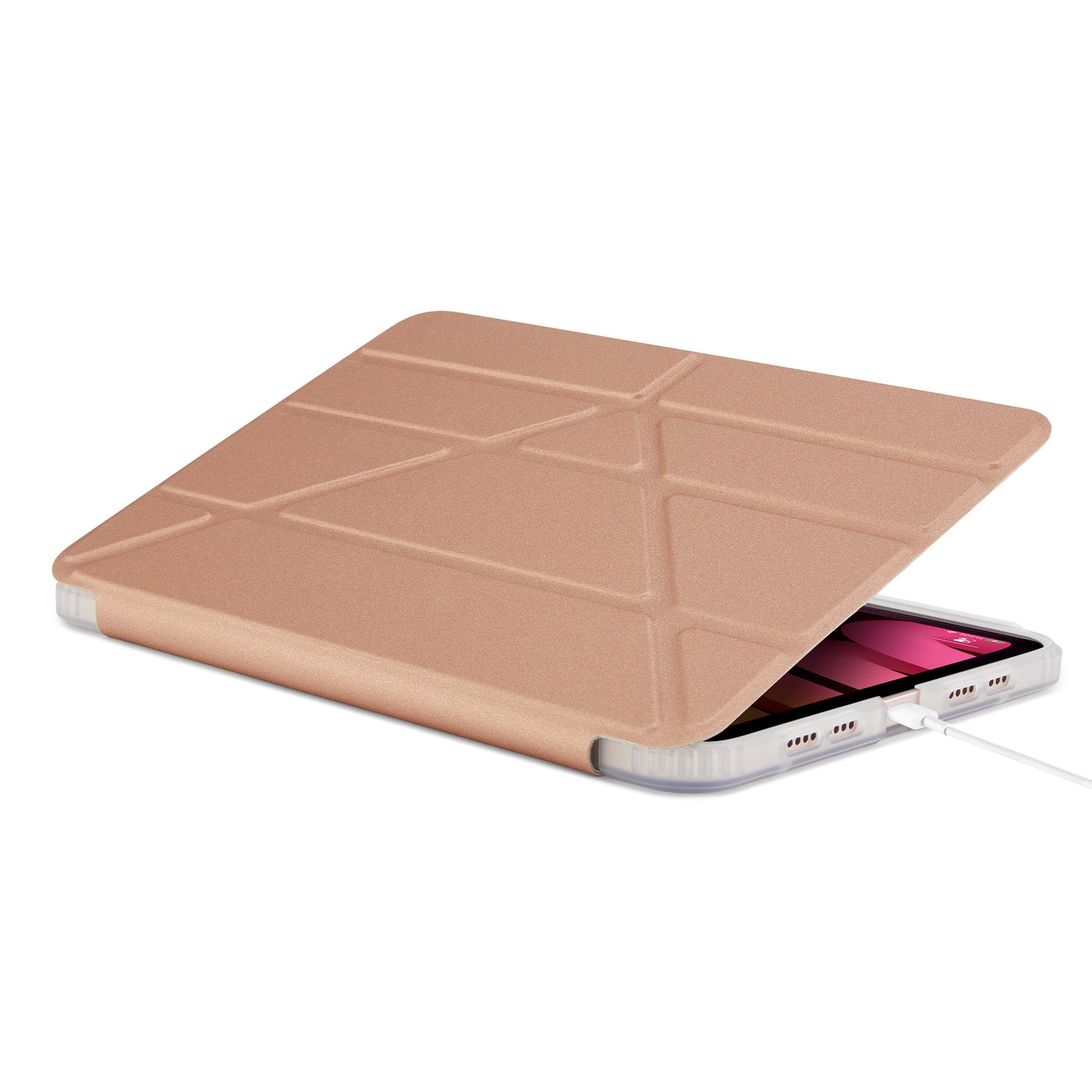 PIPETTO Origami No.1 Case for iPad Mini 6th Gen (2021) - Rose Gold