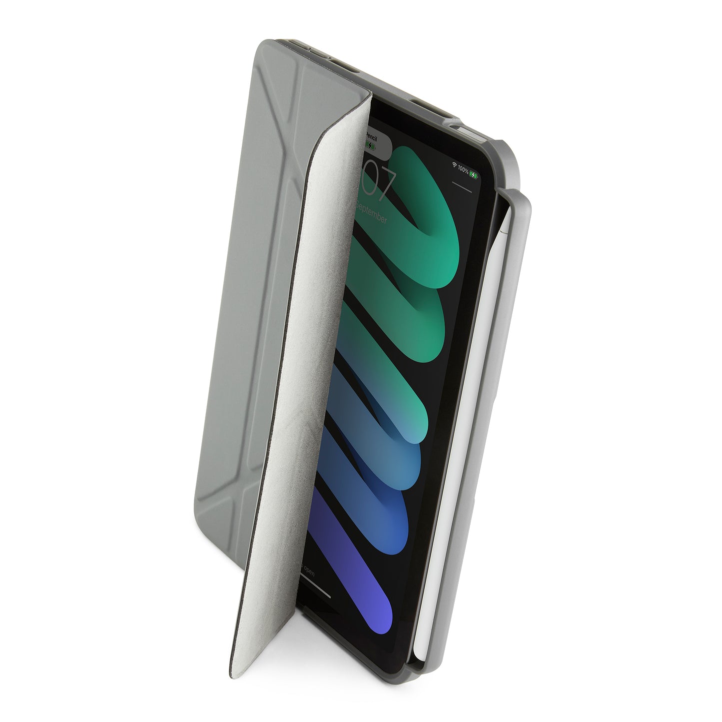 PIPETTO Origami No.3 Case for iPad Mini 6th Gen (2021) - Dark Grey
