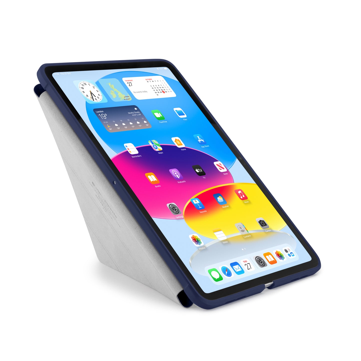 PIPETTO Origami No1 Case for iPad 10th Gen (2022) - Dark Blue