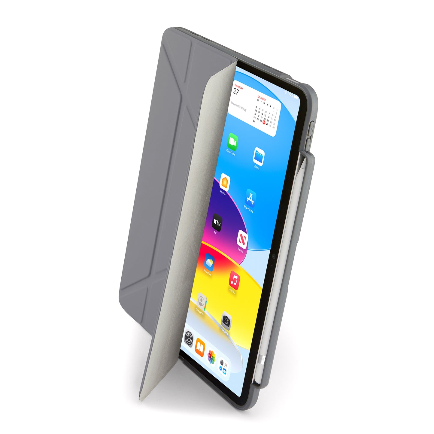 PIPETTO Origami No3 Case for iPad 10th Gen (2022) - Dark Grey