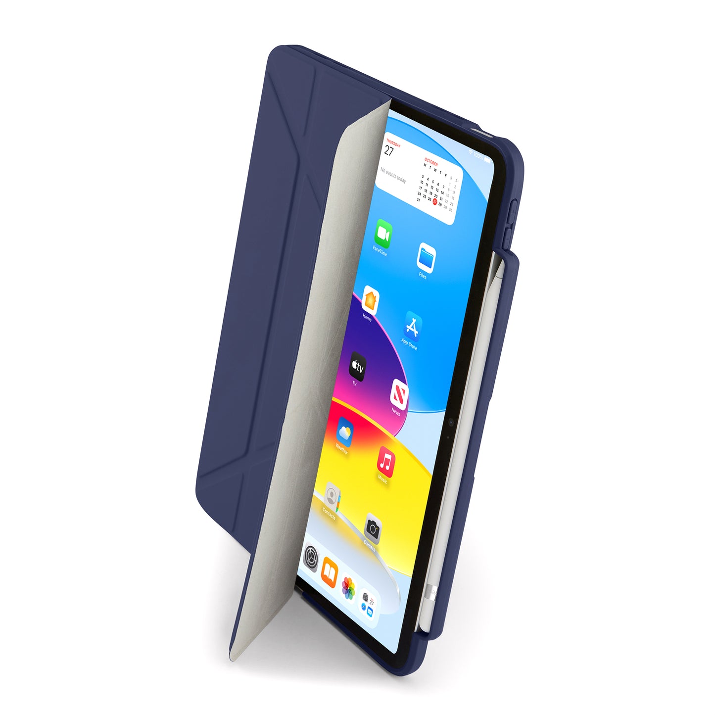 PIPETTO Origami No3 Case for iPad 10th Gen (2022) - Dark Blue