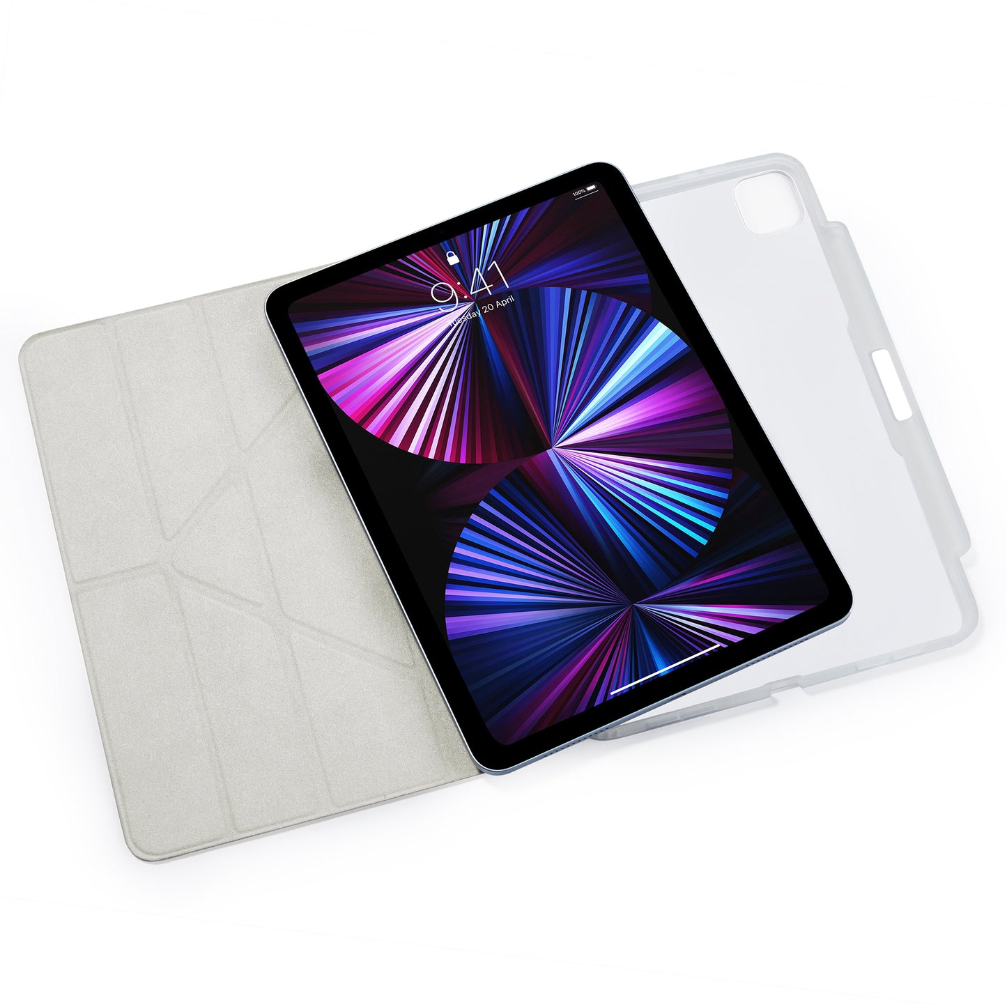 Pipetto iPad Pro 2018 12,9 Origami Case - Purple - Pipetto 