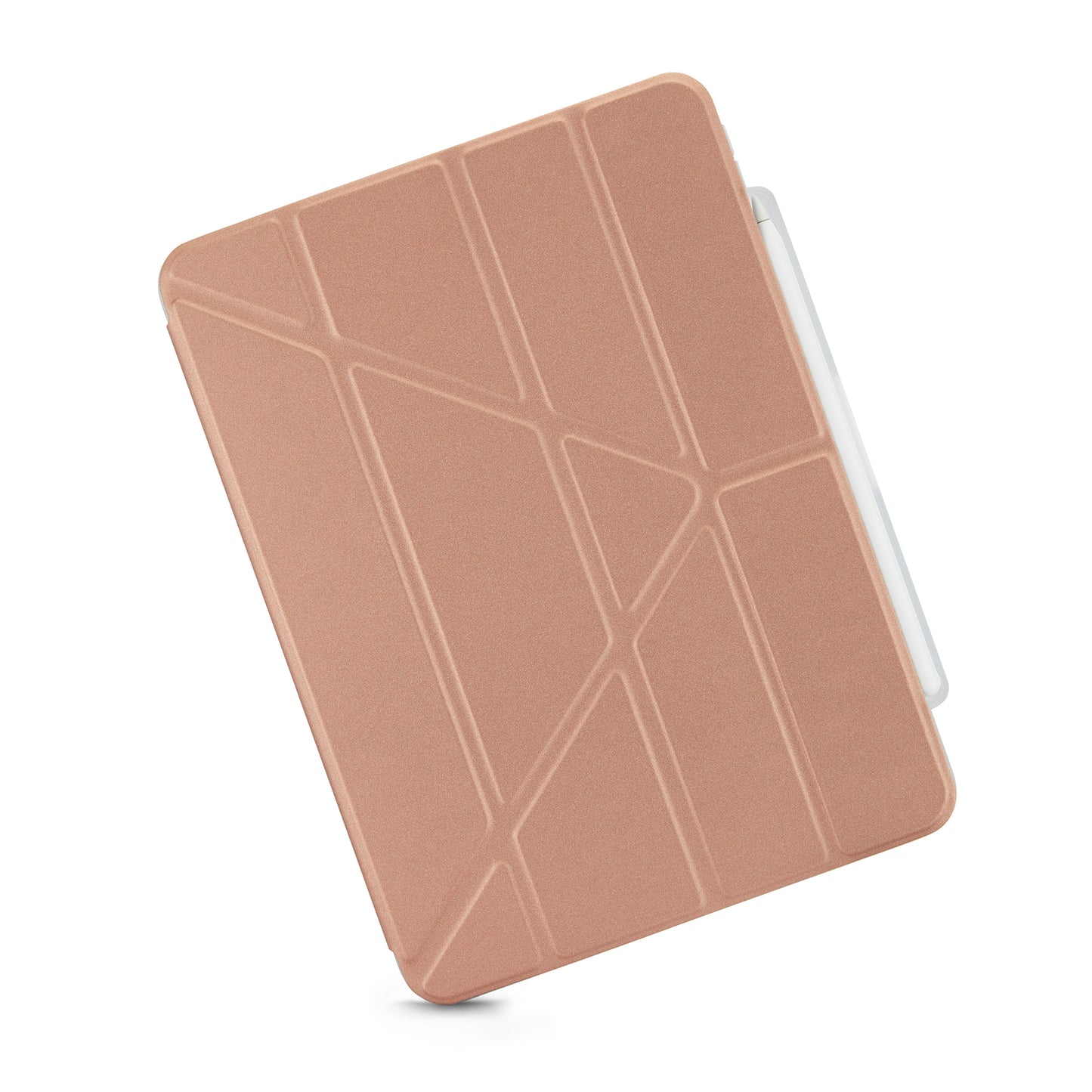 PIPETTO Origami No3 Case for iPad Pro 11 1st-4th Gen (2018-2022) - Rose Gold