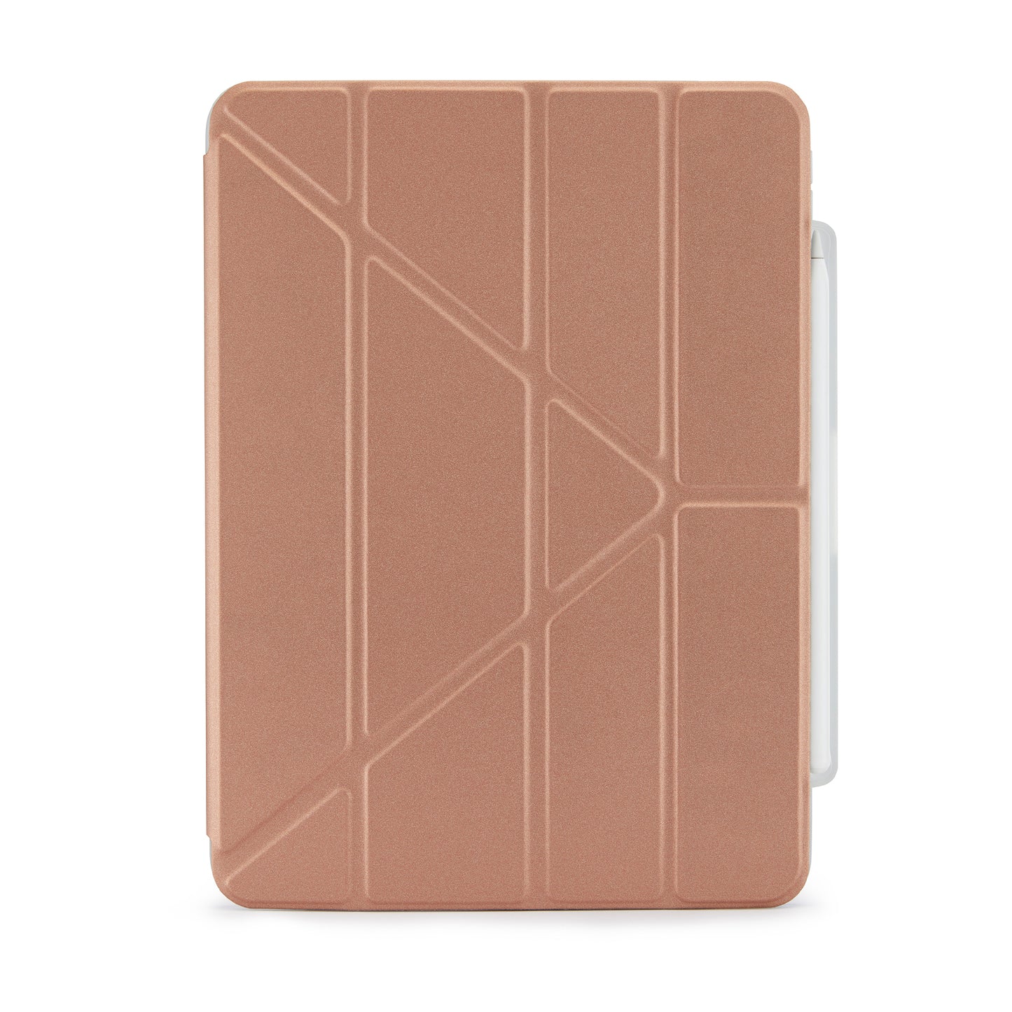 PIPETTO Origami No3 Case for iPad Pro 12.9 3rd-6th Gen (2018-2022) - Rose Gold