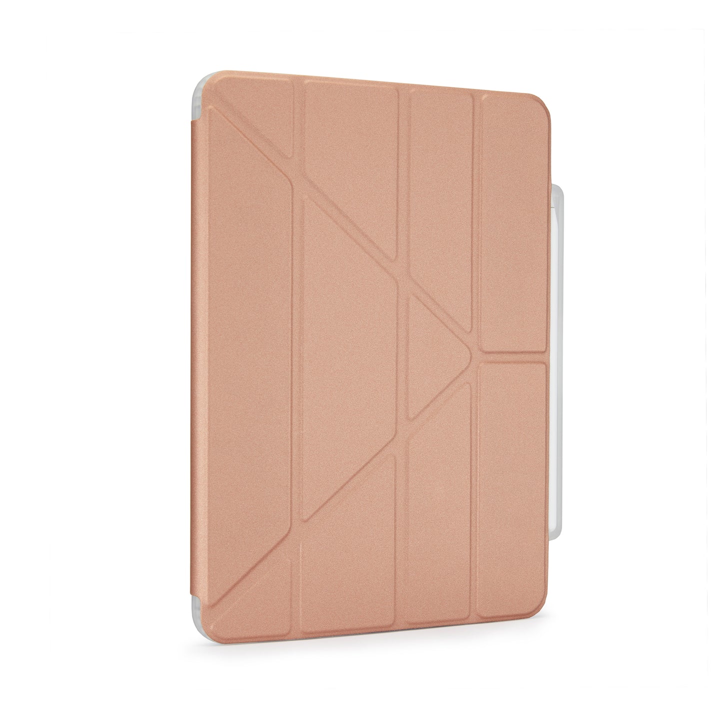 PIPETTO Origami No3 Case for iPad Pro 12.9 3rd-6th Gen (2018-2022) - Rose Gold