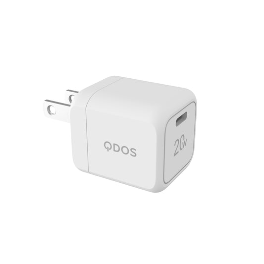 QDOS PowerCube 20w PD Power Adapter - White