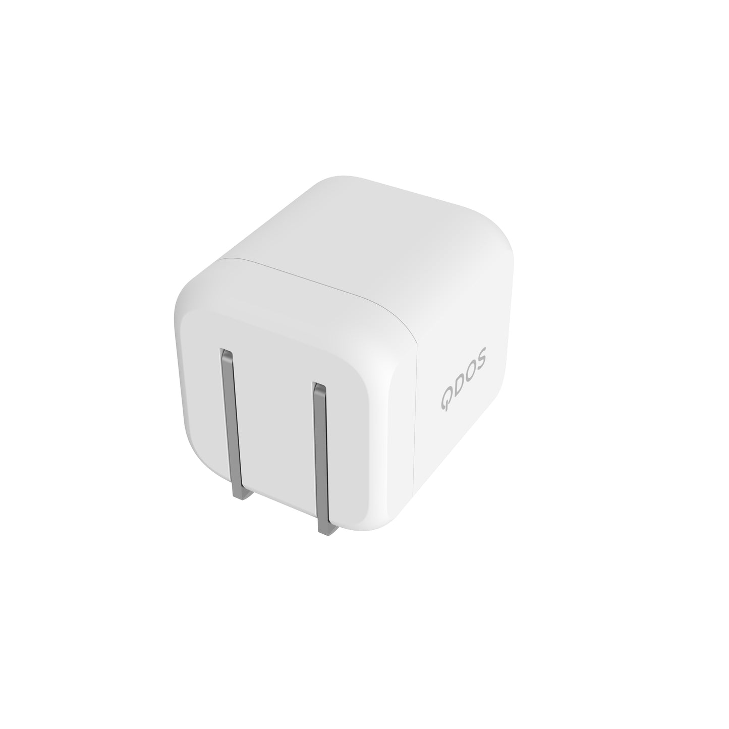 QDOS PowerCube Mini 30w GaN Power Adapter - White