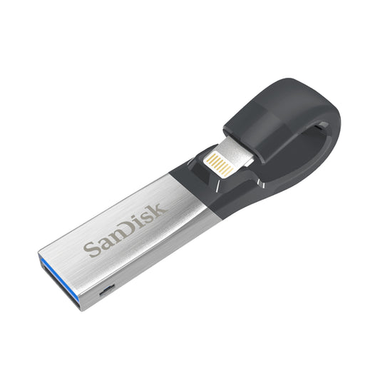 SANDISK iXpand Version 2 OTG Flash Drive (32gb) - Silver/Black