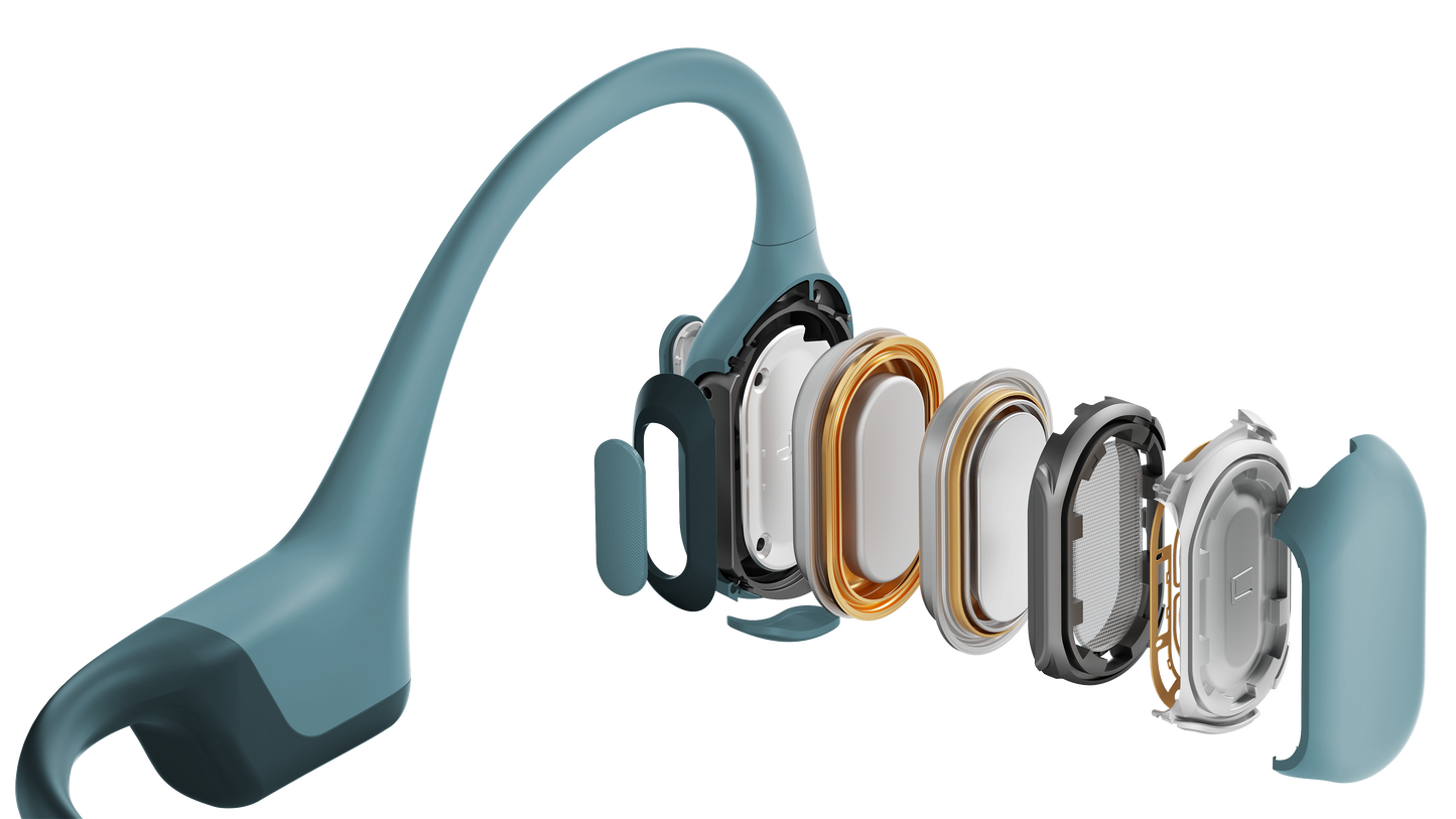 SHOKZ OpenRun Pro Bone Conduction Headphones - Blue