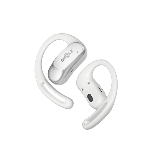 SHOKZ Open Fit Air Bone Conduction Earphones - White