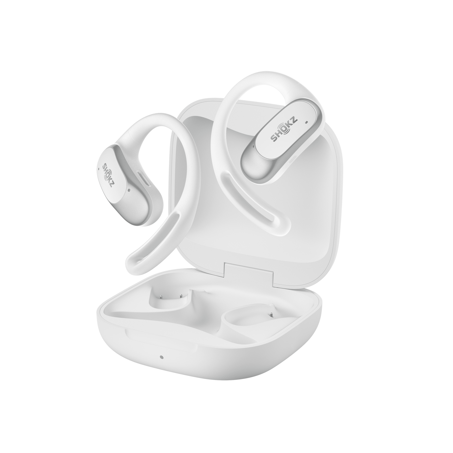 SHOKZ Open Fit Air Bone Conduction Earphones - White