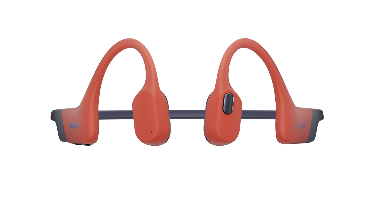 SHOKZ Openswim Pro Bone Conduction Headphones - Red