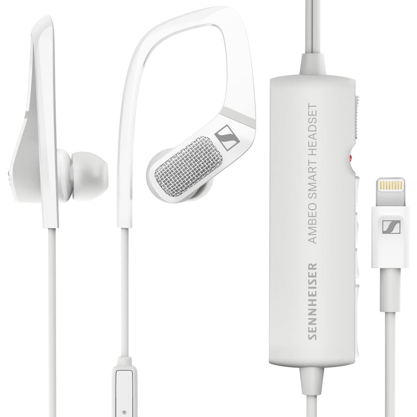 SENNHEISER Ambeo Smart Headset Binaural Recording In-Ear Earphones - White