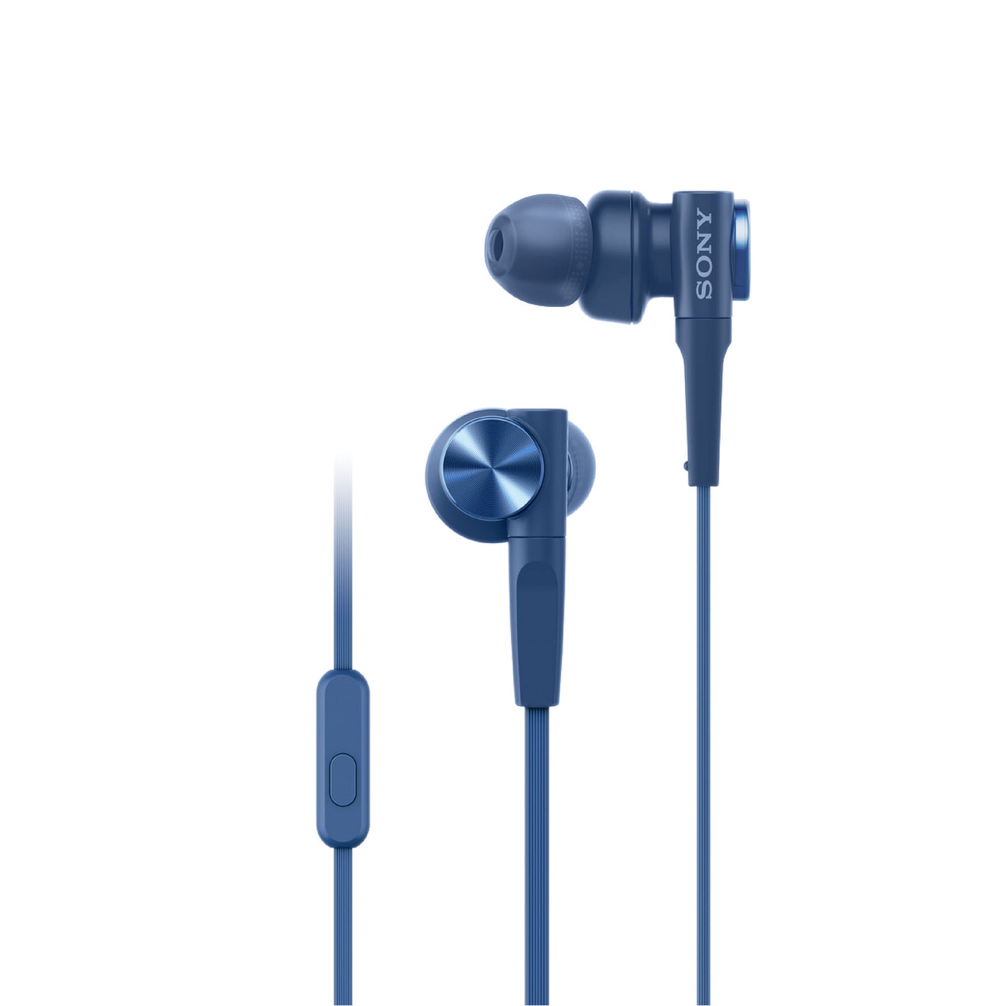 SONY MDR-XB55AP Extra Bass In-Ear Earphones - Blue