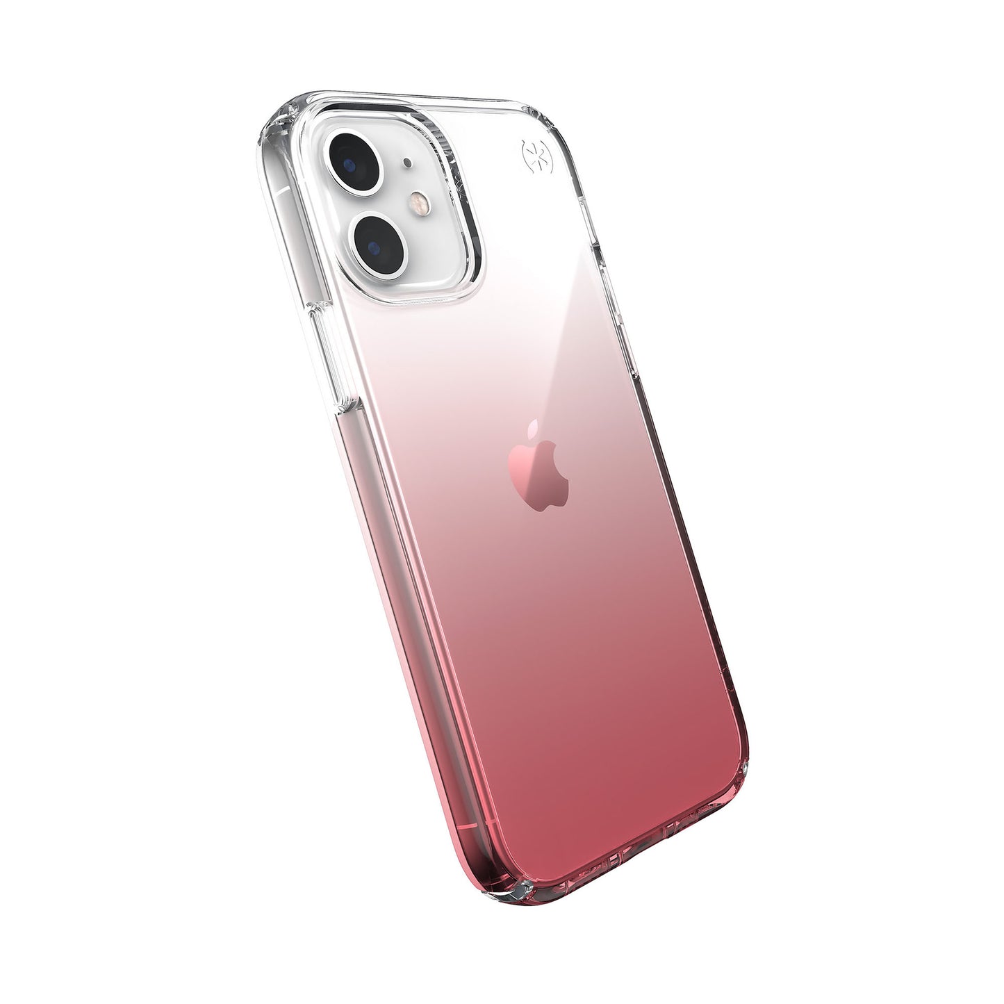 SPECK Presidio Perfect-Clear Ombre Case for iPhone 12 Pro Max - Clear/Vintage Rose