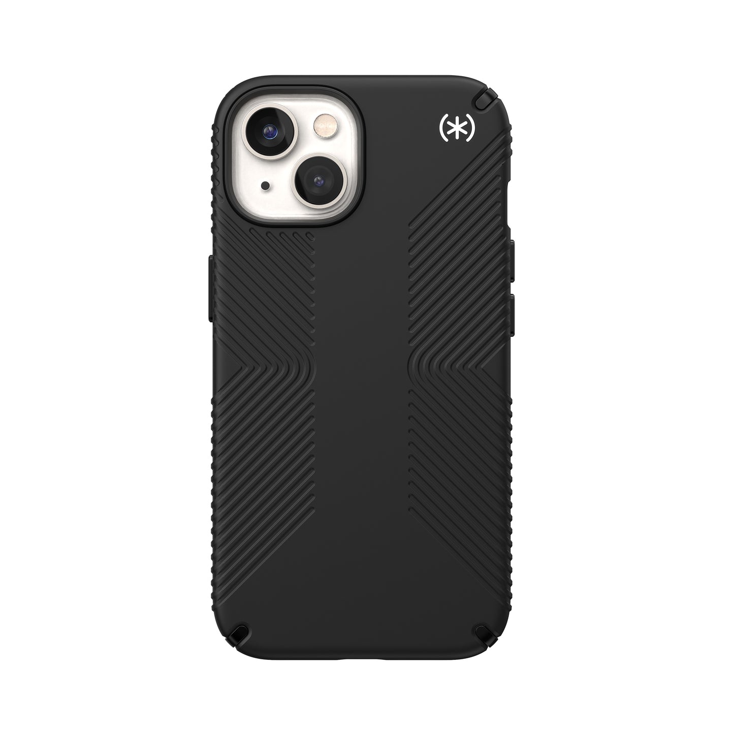 SPECK Presidio2 Grip Case for iPhone 14 - Black/Black/White
