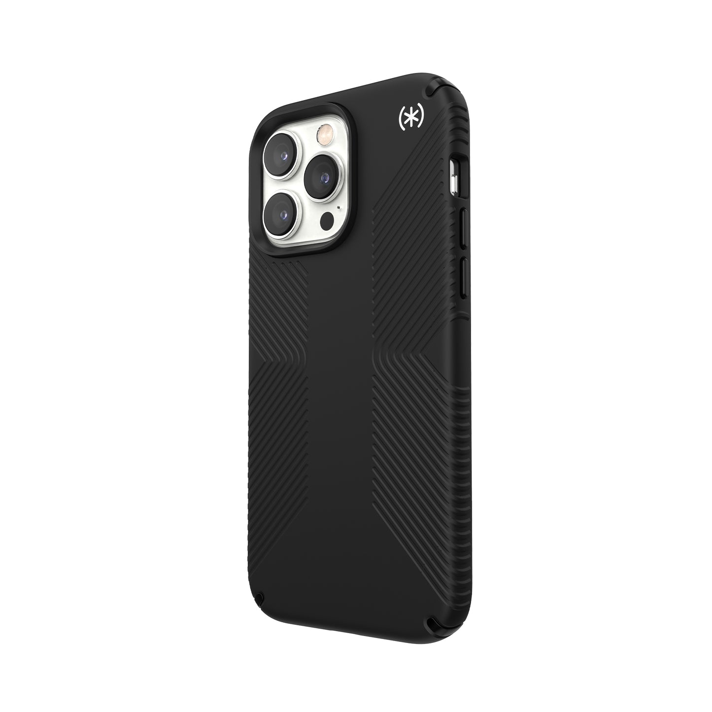SPECK Presidio2 Grip Case for iPhone 14 Pro Max - Black/Black/White