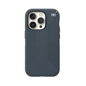 SPECK Presidio2 Grip Case for iPhone 14 Pro - Charcoal/Cool Bronze/White