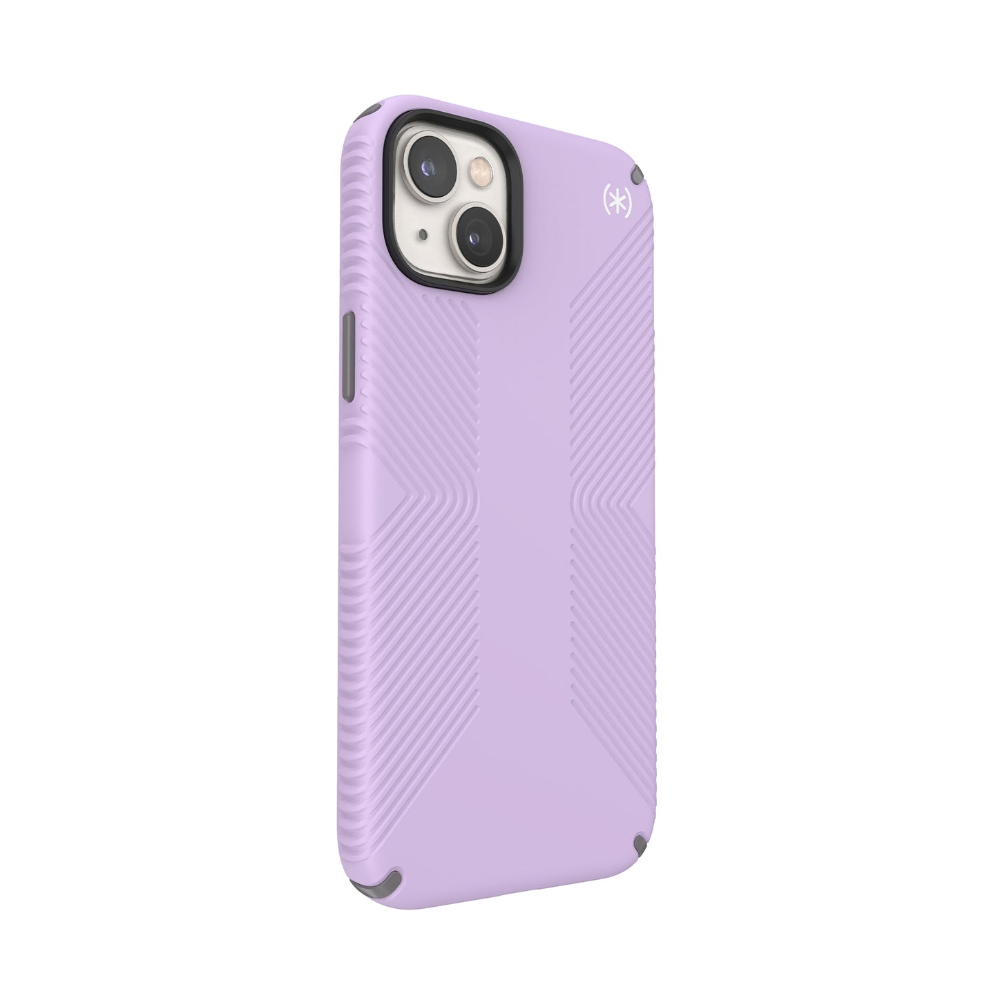 SPECK Presidio2 Grip Case for iPhone 14 Plus - Spring Purple/Cloudy Grey/White