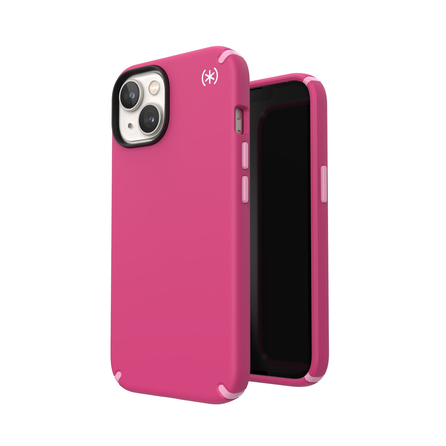 SPECK Presidio2 Pro Case for iPhone 14 - Digital Pink/Blossom Pink/White