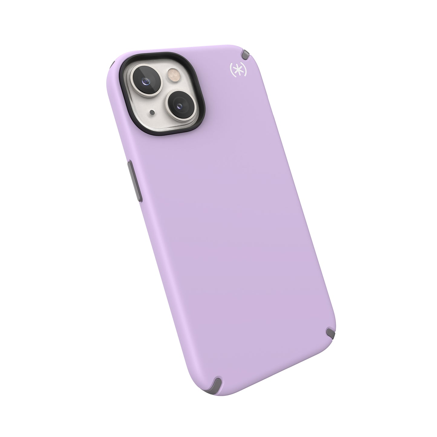 SPECK Presidio2 Pro Case for iPhone 14 - Spring Purple/Cloudy Grey/White